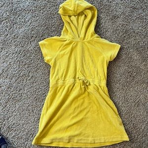 Hanna Andersson yellow terry cover up 110 cm | 5T